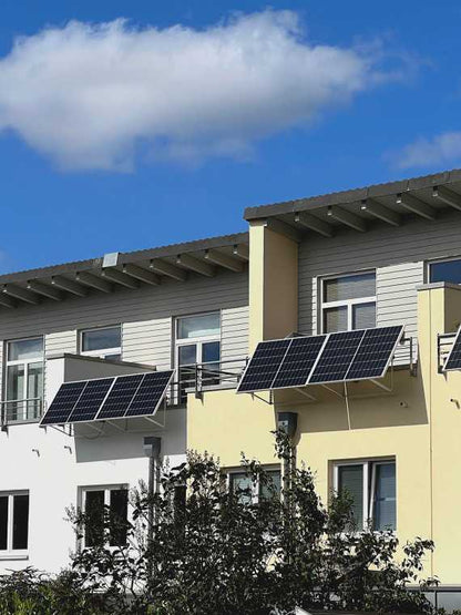 Balkon-zonnepaneelkit – met stekkeraansluiting