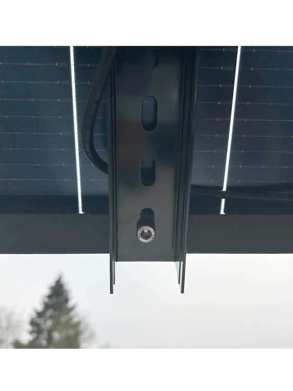 Balkon-zonnepaneelkit – met stekkeraansluiting
