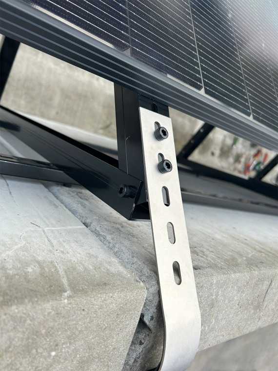 Balkon-zonnepaneelkit – met stekkeraansluiting