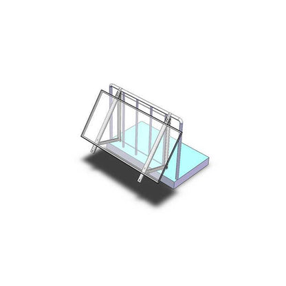 Balkon-zonnepaneelkit – met stekkeraansluiting