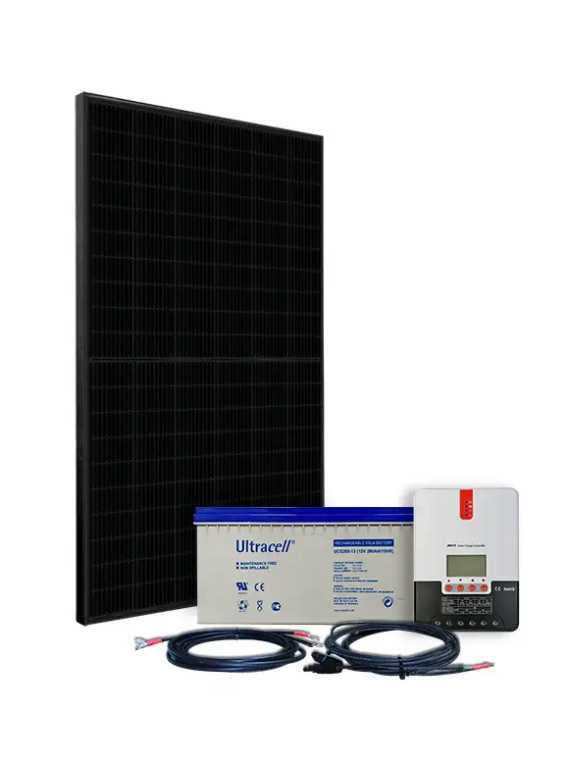 12V Off-Grid Solar Kit – 450W Panel & 200Ah GEL Battery