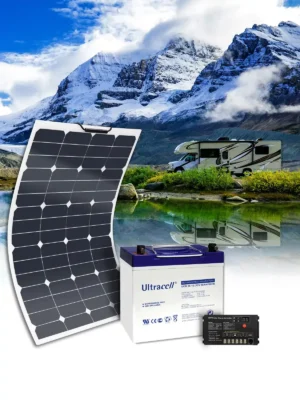 Portable 60Wp Solar Kit – 12V 35Ah/55Ah GEL Battery